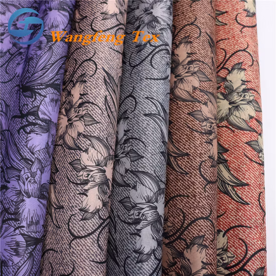 Polyester-Futter bedruckt/Druck Heimtextilien für Sofa-Vorhänge, Jacquard-Möbel, Bettlaken-Stoff